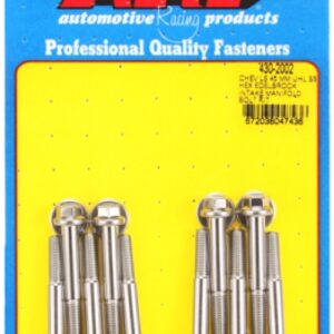 arp chevy ls 45mm uhl hex edelbrock intake manifold bolt kit