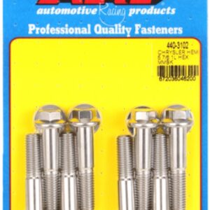arp chrysler hemi 5.7/6.1l ss hex motor mount bolt kit