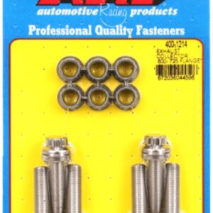 arp exhaust collector flange bolt kit 0.600 0.725"