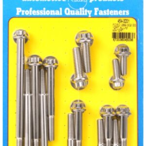 arp ford 289 302 ss 12pt alu wp and front cover bolt kit