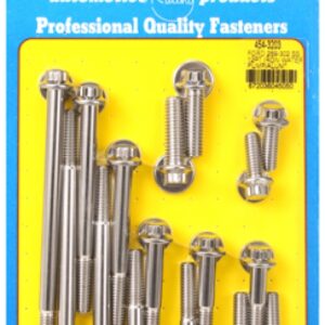 arp ford 289 302 ss 12pt iron wp and front cover bolt kit