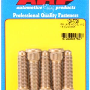 arp gm late model m12 x 1.5 x 2.0 wheel stud kit