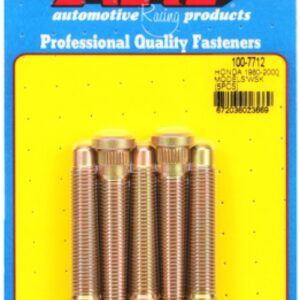 arp honda '97 up m12 x 2.85" wheel stud kit(5pcs)