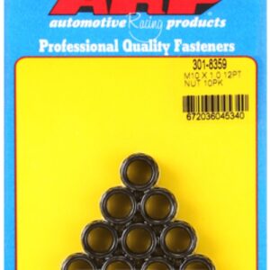 arp m10 x 1.0 12pt nut kit (10pcs)