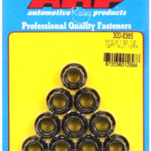 arp m10 x 1.50 12pt nut kit (10pcs)