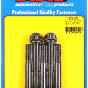 arp m10 x 1.50 x 65 12pt black oxide bolts(5pcs)
