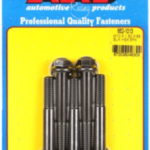 arp m10 x 1.50 x 65 hex black oxide bolts