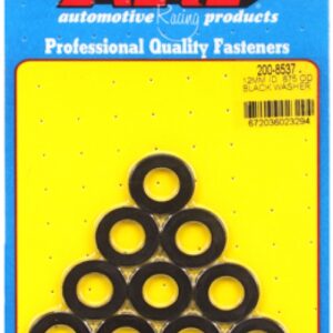 arp "m12 id .875" od .120"th black washers (10pcs)