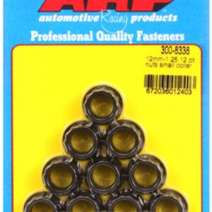 arp m12 x 1.25 12pt nut kit (small collar) (10pcs)