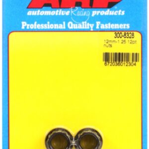 arp m12 x 1.25 12pt nut kit (small collar) (2pcs)