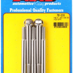 arp m8 x 1.25 x 85 hex ss bolts
