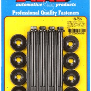 arp sb chevy gen3 iv/ls w/.750 spcr hex valve cover blt kit