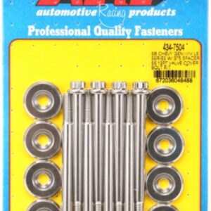 arp sb chevy geniii/iv ls w/.375 spcr ss 12pt vlve cvr bolt