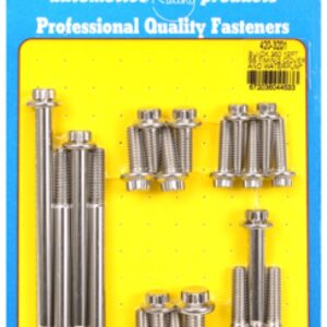 arp timing cover and waterpump bolt kit buick 350 ss 12pt