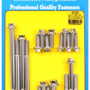 arp timing cover and waterpump bolt kit buick 350 ss hex