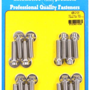 bb chevy 12pt intake manifold bolt kit