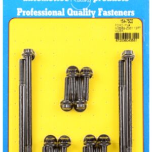 ford valve cover bolt kit black oxide 12pt