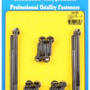 ford valve cover bolt kit black oxide hex