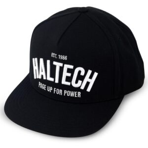 haltech haltech snapback cap black & white