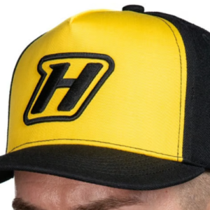 haltech haltech snapback cap yellow with h logo