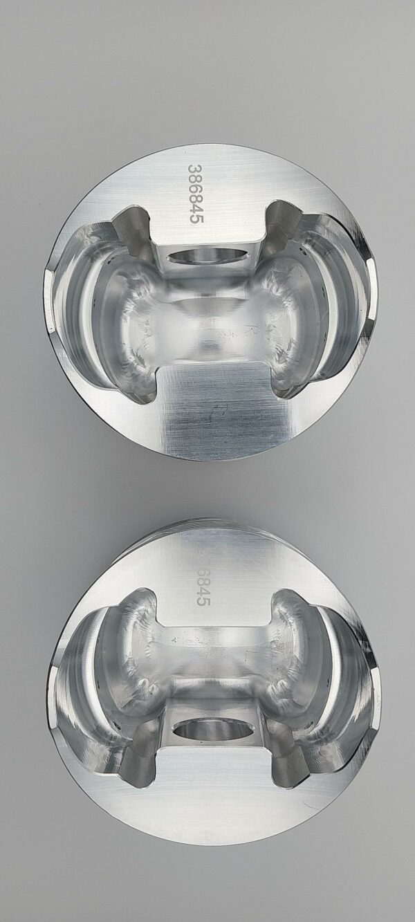 arias citroen visa 652cc 77mm short compression height domed kit of 2 forged pistons