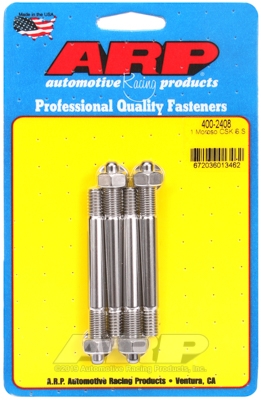 "1.25"" Moroso spacer SS carburetor stud kit"