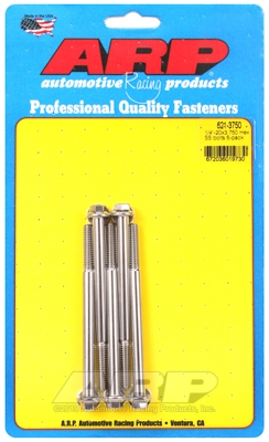 "1/4""-20 x 3.750 hex SS bolts" (5pcs)