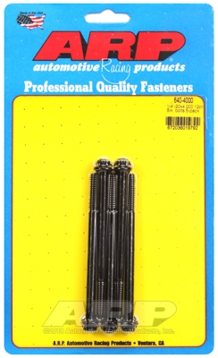 "1/4""-20 x 4.000 12pt black oxide bolts" (5pcs)