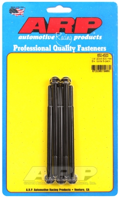 "1/4""-20 X 4.500 hex black oxide bolts" (5pcs)