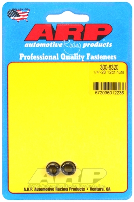 "1/4""-28 12pt nut kit" (2pcs)