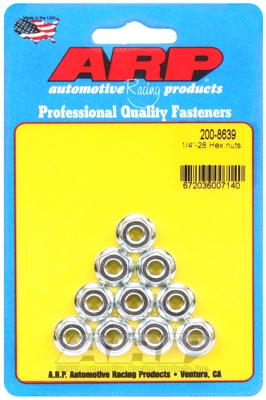 1/4-28 hex nut kit (10pcs)
