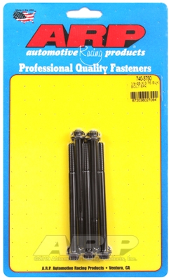 "1/4""-28 x 3.750 12pt black oxide bolts" (5pcs)