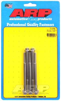 "1/4""-28 x 3.750 12pt SS bolts" (5pcs)