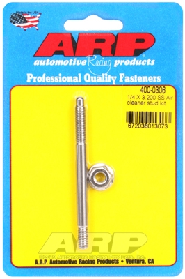 "1/4"" x 3.200 SS air cleaner stud kit"