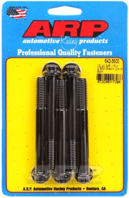 "3/8""-16 x 3.500 12pt black oxide bolts" (5pcs)