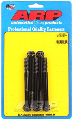 "3/8""-16 X 4.000 hex black oxide bolts" (5pcs)