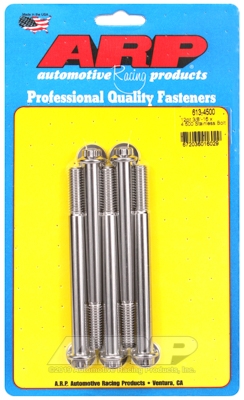 "3/8""-16 x 4.500 12pt SS bolts" (5pcs)
