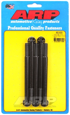 "3/8""-16 X 5.000 hex black oxide bolts" (5pcs)