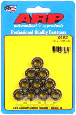"3/8""-24 12pt nut kit" (10pcs)