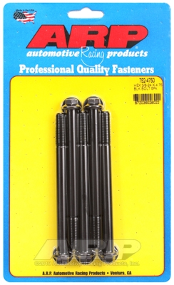 "3/8""-24 x 4.750 hex black oxide bolts" (5pcs)