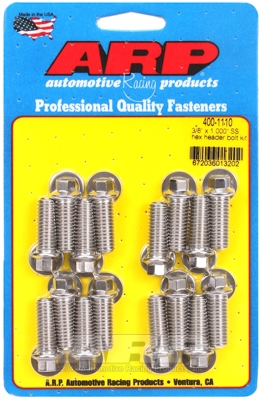 "3/8"" x 1.000 SS hex header bolt kit"