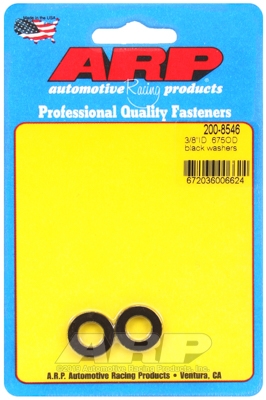 "3/8"ID .675"OD .120"TH black washers" (2pcs)