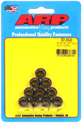 5/16-18 12pt nut kit (10pcs)