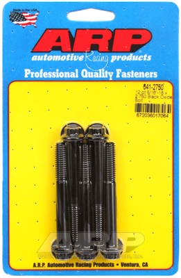 "5/16""-18 x 2.750 12pt black oxide bolts (5pcs)