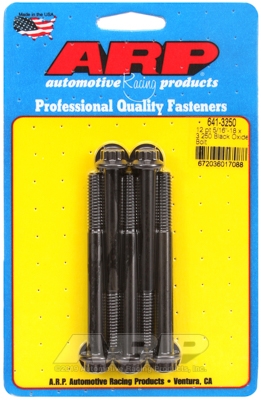 "5/16""-18 x 3.250 12pt black oxide bolts" (5pcs)