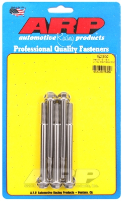"5/16""-18 x 3.750 hex SS bolts"