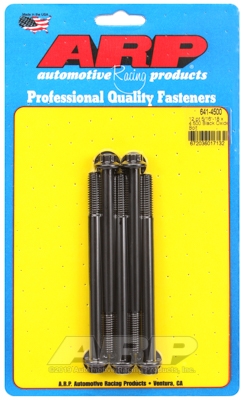 "5/16""-18 x 4.500 12pt black oxide bolts" (5pcs)
