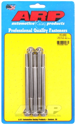 "5/16""-18 x 4.500 12pt SS bolts" (5pcs)