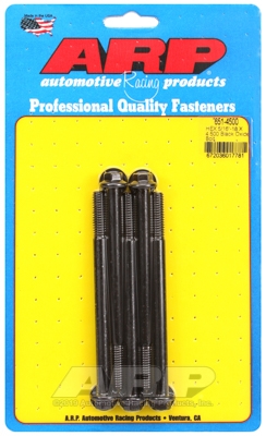 "5/16""-18 X 4.500 hex black oxide bolts" (5pcs)