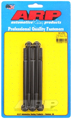 "5/16""-18 x 4.750 12pt black oxide bolts" (5pcs)